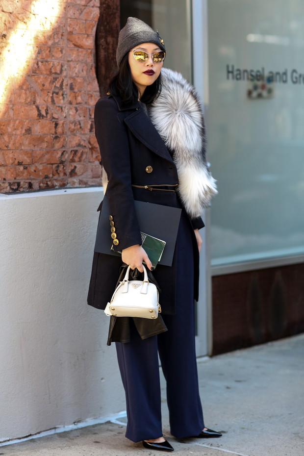 Street fashion: NYFW jesień-zima 2014/2015, dzień 6