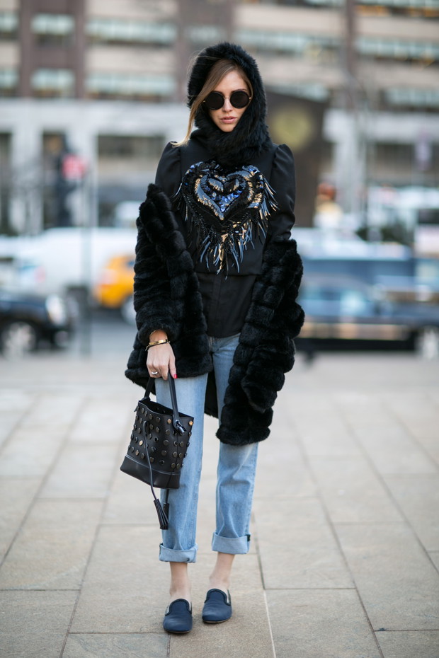 Street fashion: NYFW jesień-zima 2014/2015, dzień 6