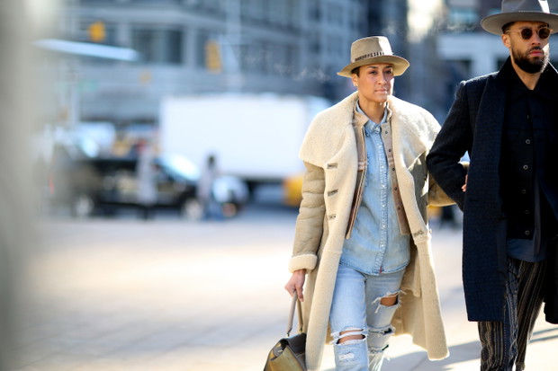 Street fashion: NYFW jesień-zima 2014/2015, dzień 6