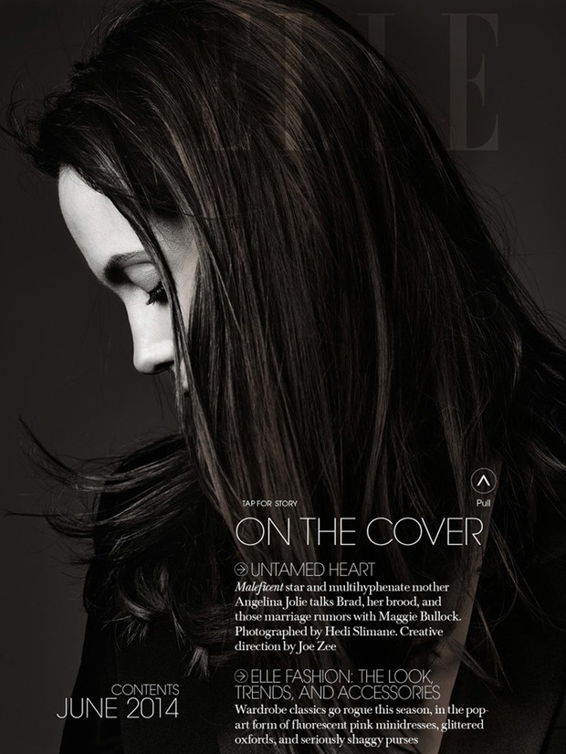 Angelina Jolie w czerwcowym ELLE US!
