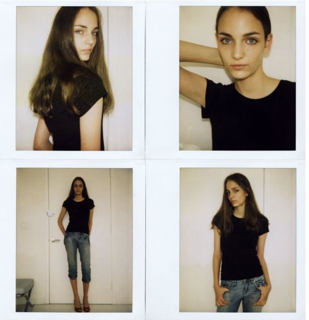 Polaroidy modelek - zanim stały się sławne