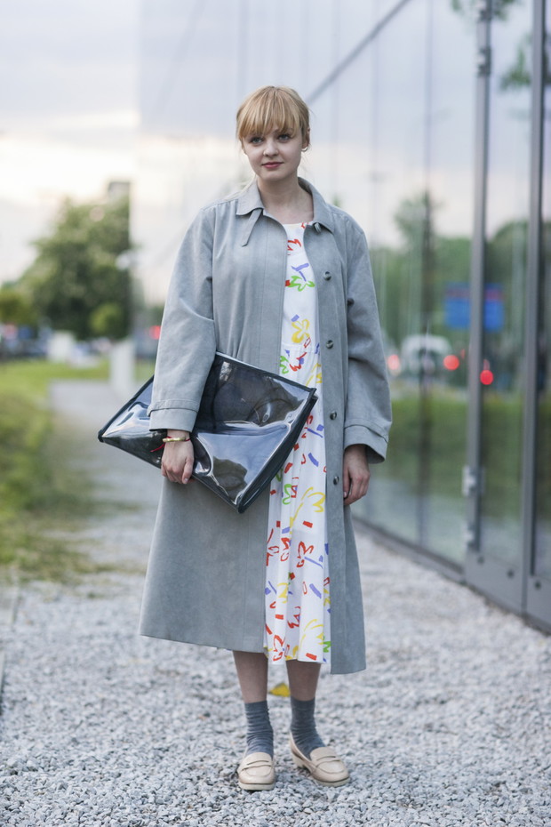 Street fashion na Fashion Week Poland jesień-zima 2014/2014, fot. Szymon Brzóska/ www.stylestalker