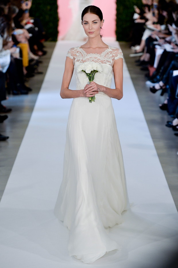 Suknie ślubne wiosna 2015: Oscar de la Renta