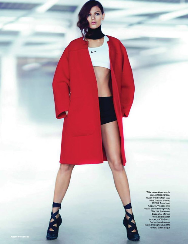 Emilia Nawarecka w lipcowym numerze ELLE UK