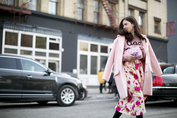 Street fashion: pastele