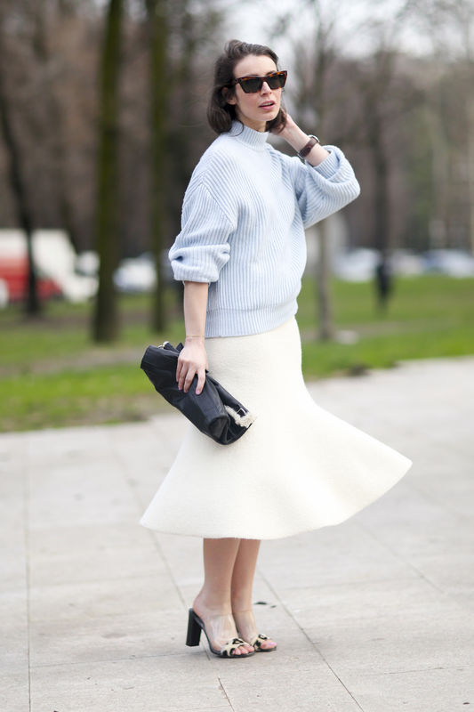 Street fashion: pastele