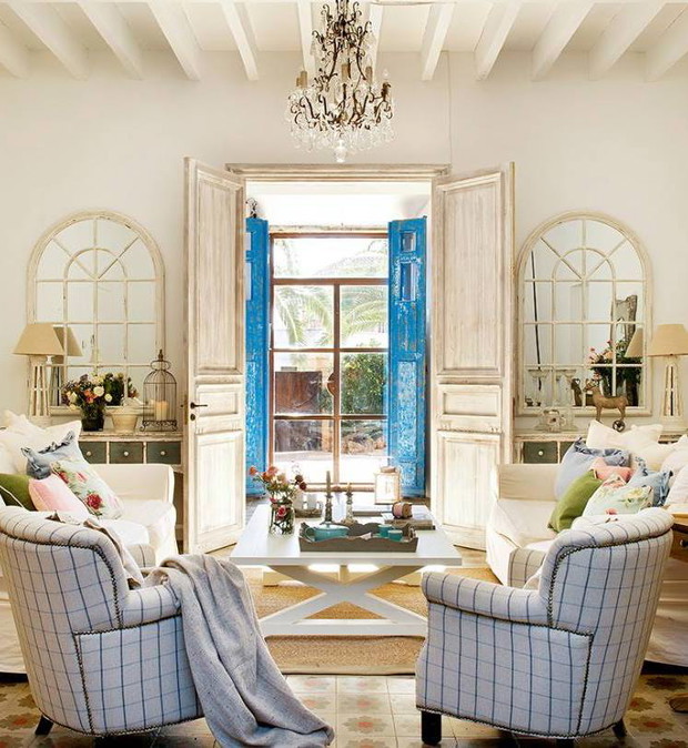 Wnętrza w stylu shabby