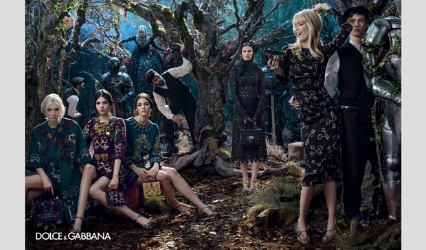 Dolce & Gabbana jesień-zima 2014/2015 - Claudia Schiffer w kampanii!!!