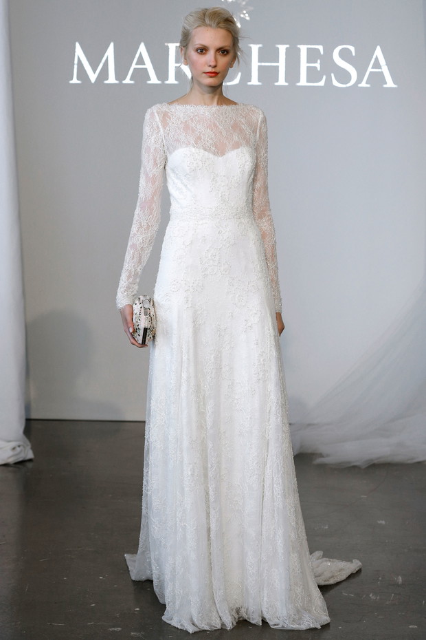 Suknie ślubne 2015: Marchesa wiosna 2015