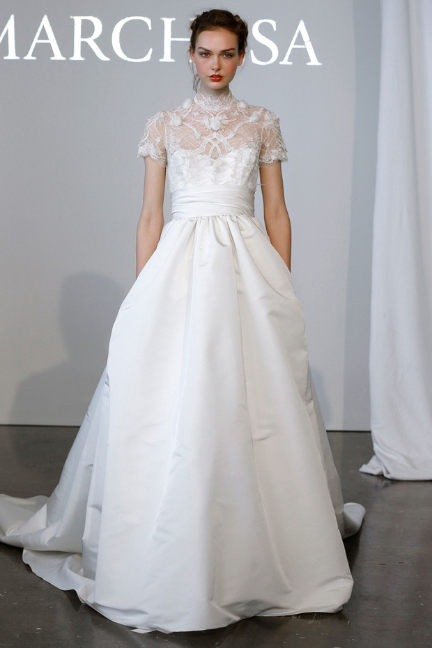 Suknie ślubne 2015: Marchesa wiosna 2015