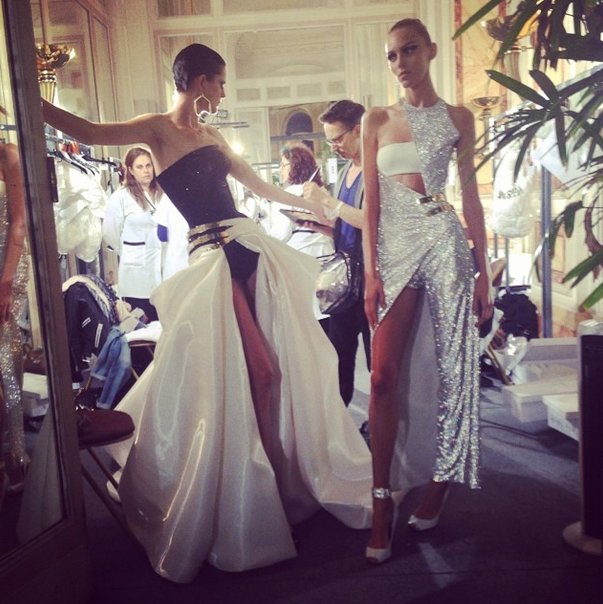Versace haute couture jesień-zima 2014/2015 - relacja Instagram