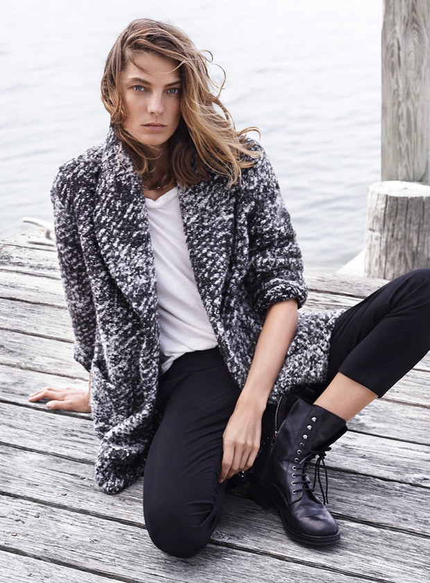 Daria Werbowy ponownie w kampanii Mango jesień-zima 2014/2015