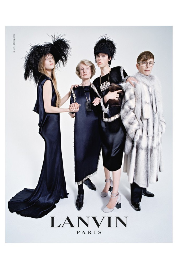 Edie Campbell w kampanii Lanvin jesień-zima 2014-2015