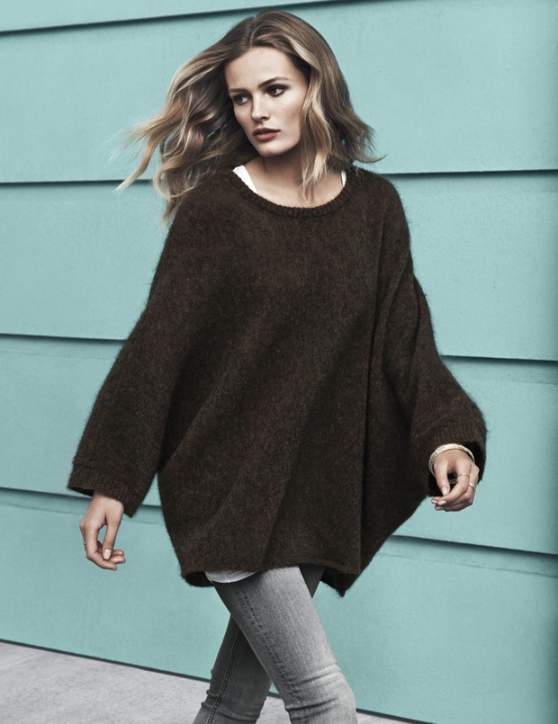 Edita Vilkeviciute w lookbooku H&M jesień-zima 2014/2015