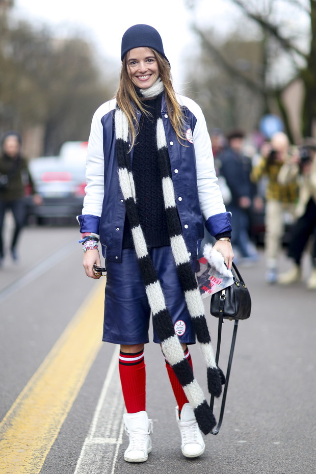 Białe buty - street fashion