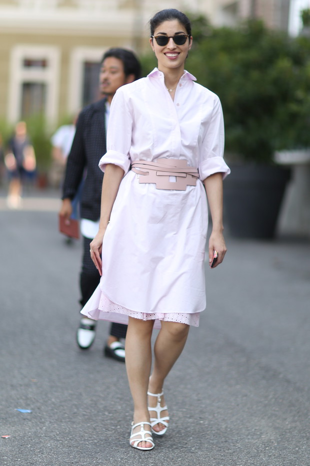 Białe buty - street fashion