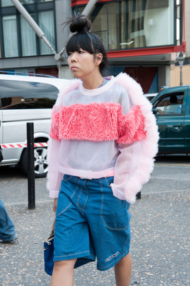 Street fashion: London Fashion Week wiosna-lato 2015