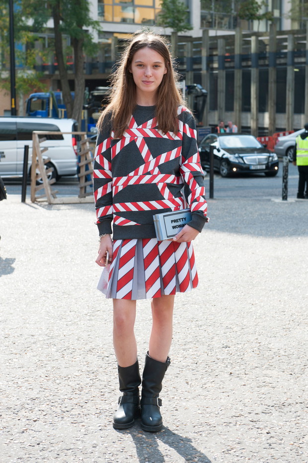 Street fashion: London Fashion Week wiosna-lato 2015