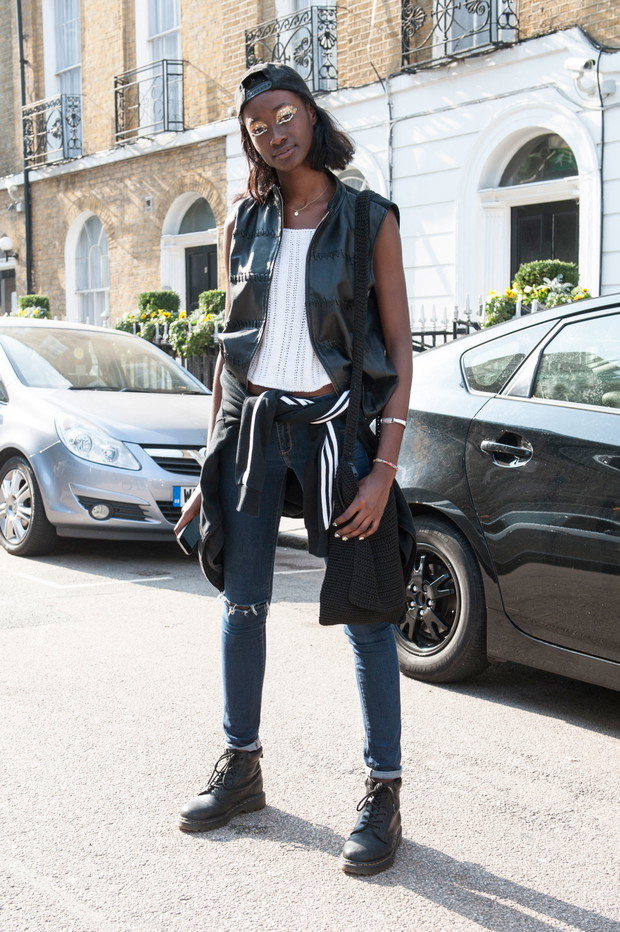 Street fashion: London Fashion Week wiosna-lato 2015