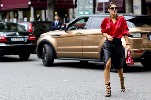 Street fashion: Milan Fashion Week wiosna-lato 2015