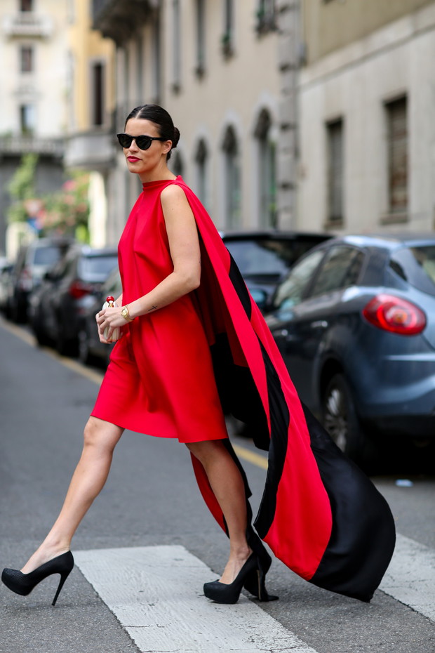 Street fashion: Milan Fashion Week wiosna-lato 2015
