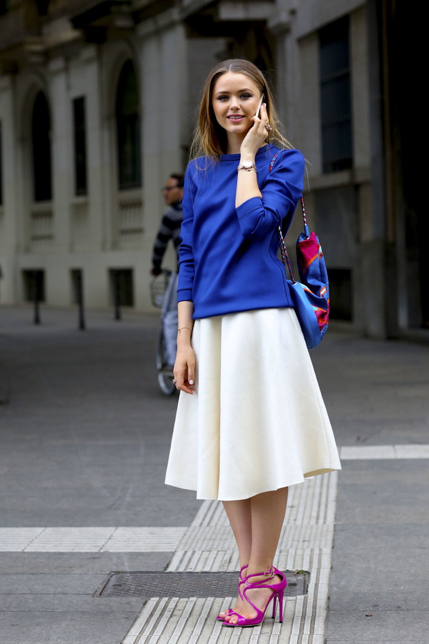 Street fashion: Milan Fashion Week wiosna-lato 2015