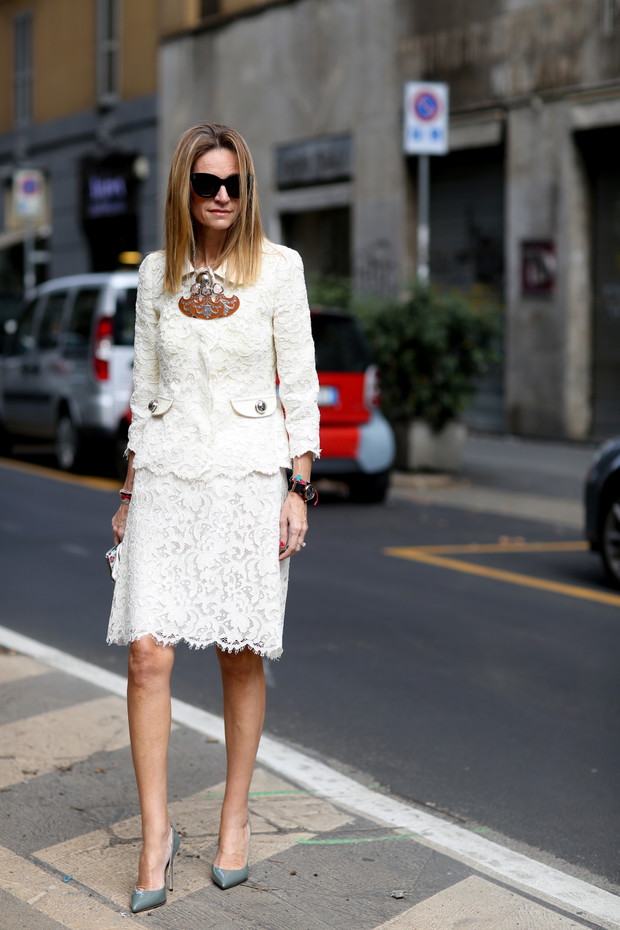 Street fashion: Milan Fashion Week wiosna-lato 2015