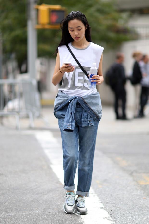 Street fashion: New York Fashion Week wiosna-lato 2015