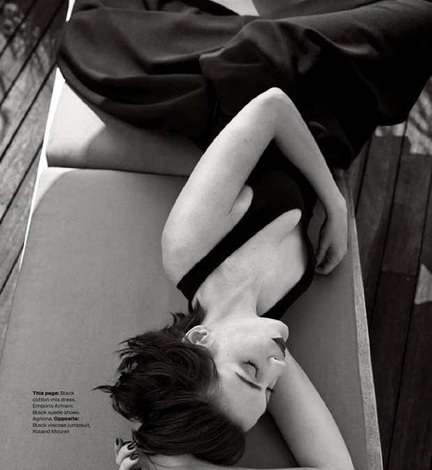 Anne Hathaway w listopadowym ELLE UK