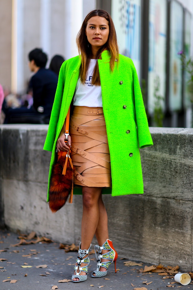 Street fashion: płaszcze na jesień