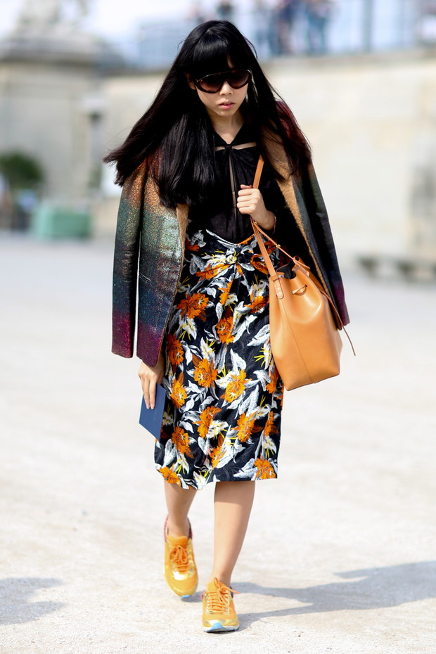 Street fashion: płaszcze na jesień