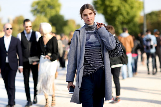 Street fashion: płaszcze na jesień