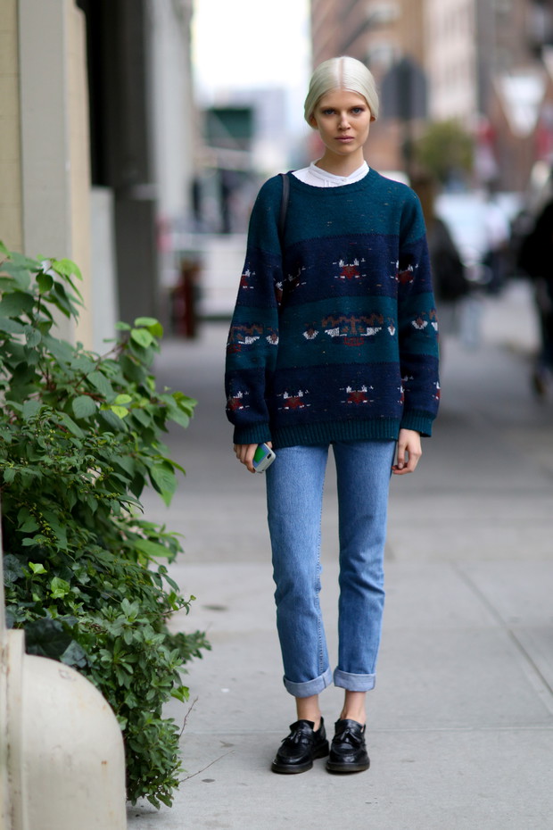 Street fashion: swetry na jesień