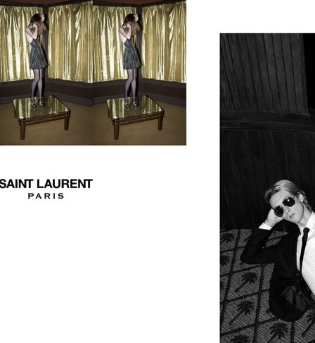 Kampania Saint Laurent Paris wiosna-lato 2015 WIĘCEJ ZDJĘĆ