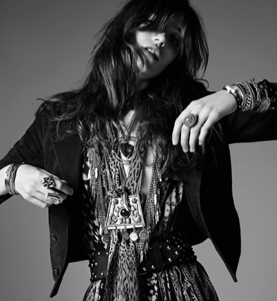 Kampania Saint Laurent Paris wiosna-lato 2015 WIĘCEJ ZDJĘĆ