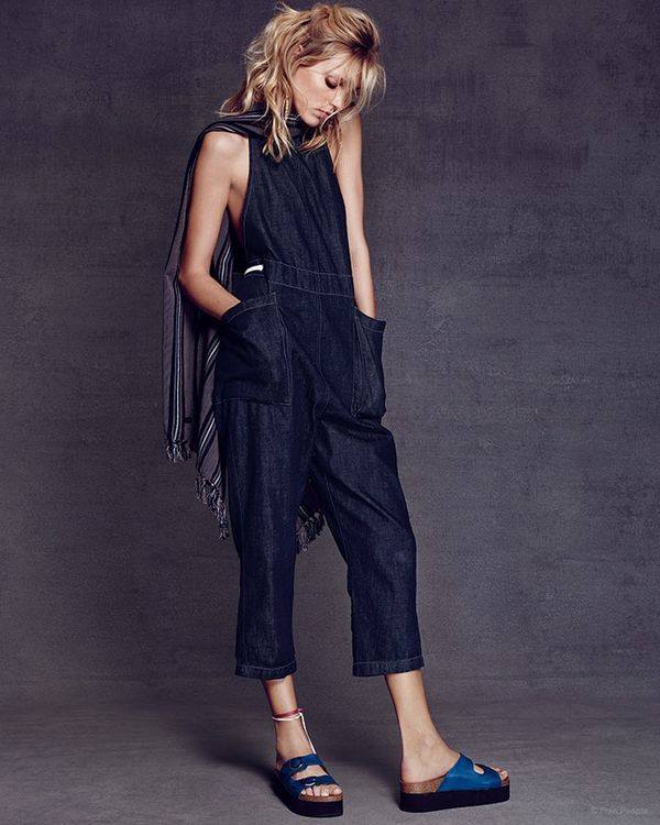 Anja Rubik w lookbooku Free People Resort 2015