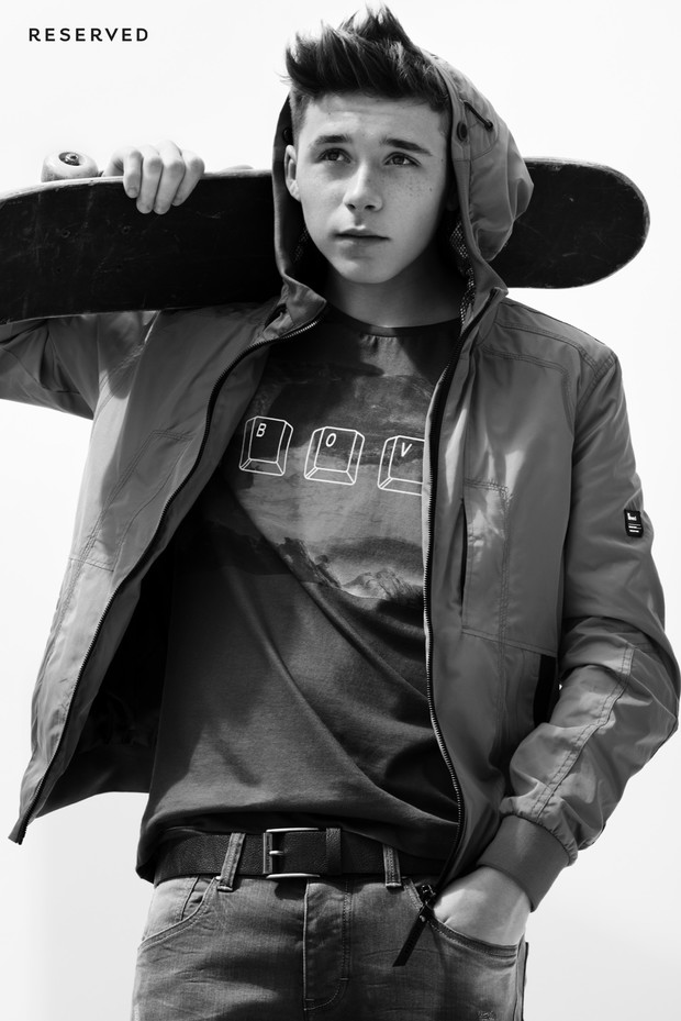 Brooklyn Beckham w kampanii Reserved YFL wiosna-lato 2015