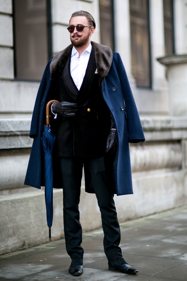 Street fashion: tydzień mody męskiej w Londynie jesień-zima 2015/2016