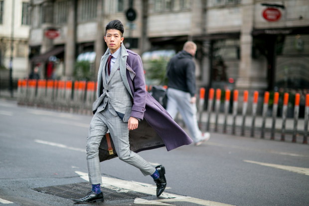 Street fashion: tydzień mody męskiej w Londynie jesień-zima 2015/2016