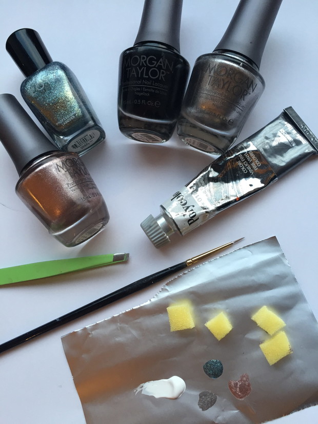 #ELLEzpazurem: Manicure galaxy na karnawał