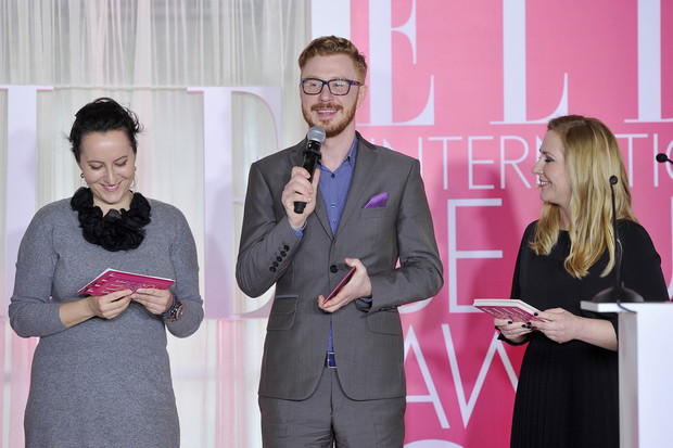 ELLE International Beauty Awards 2015, Elżbieta Borsuk (Estée Lauder) i Krzysztof Bogacz (L