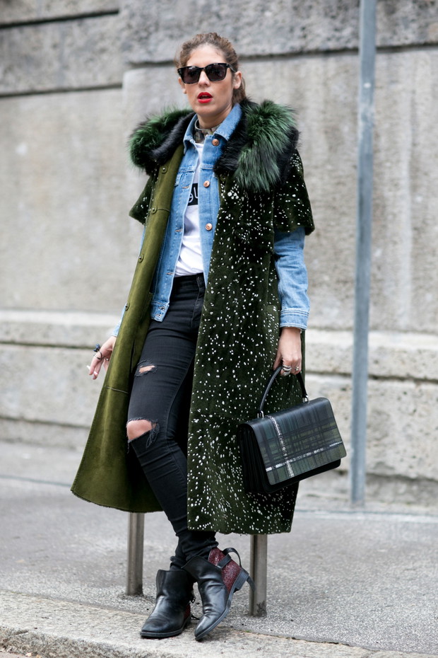 Street fashion: Milan Fashion Week jesień-zima 2015