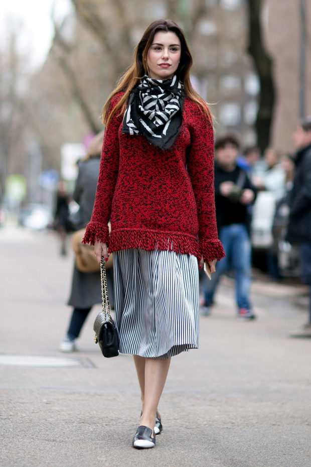 Street fashion: Milan Fashion Week jesień-zima 2015