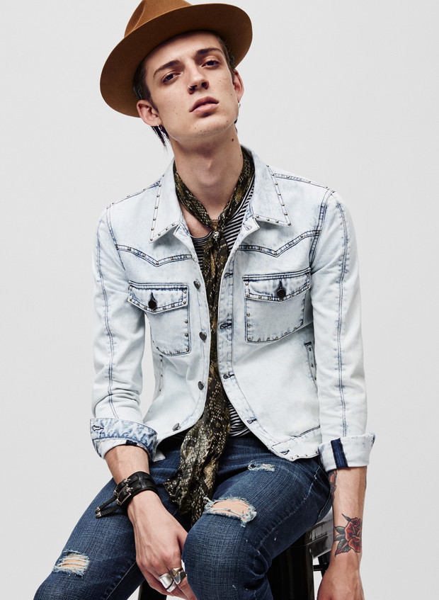 Ewa Władymiruk w lookbooku The Kooples wiosna-lato 2015
