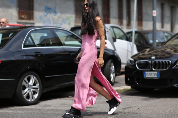Modne sukienki wiosna lato 2015 - street fashion