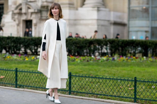 Street fashion wiosna-lato 2015: biel