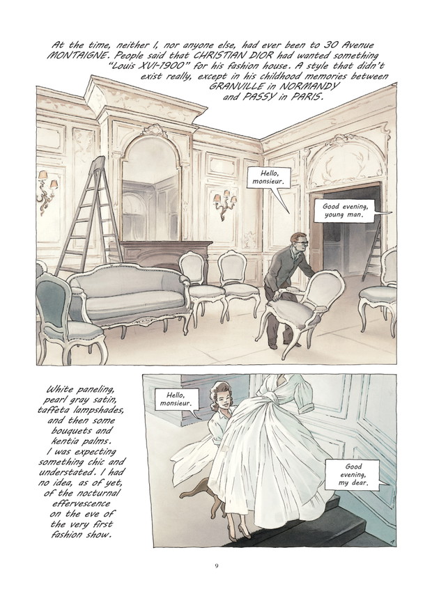 Historia marki Dior w wersji komiksowej