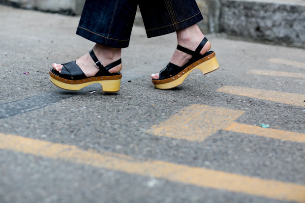 Street fashion wiosna-lato 2015: kolor żółty