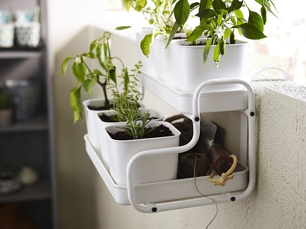 Zielone balkony Ikea