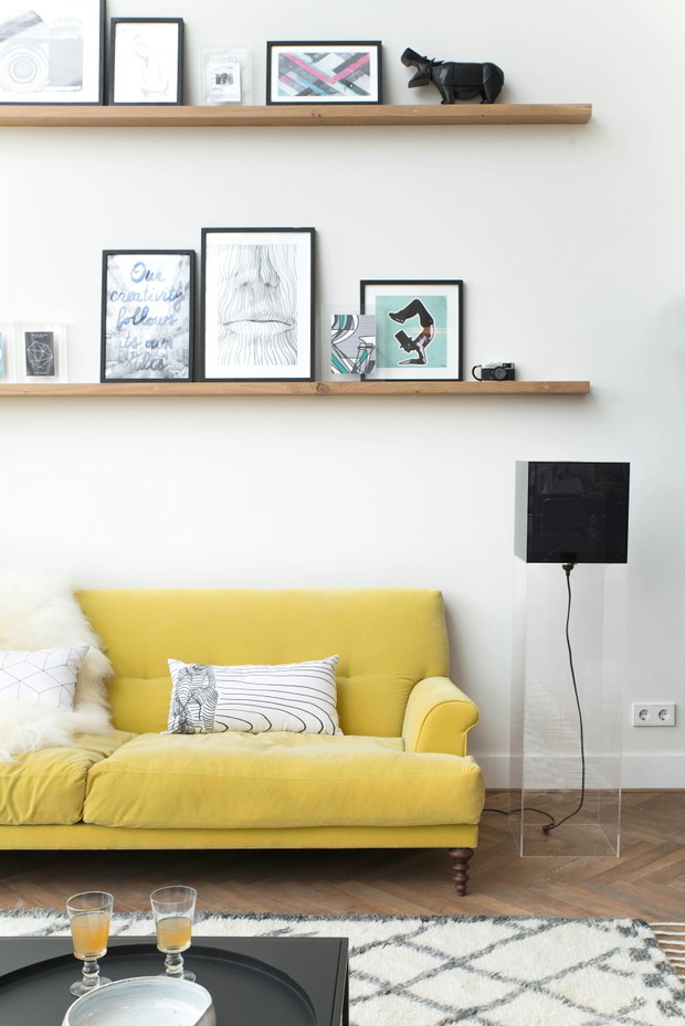 Żółta sofa - energia tkwi w kolorze